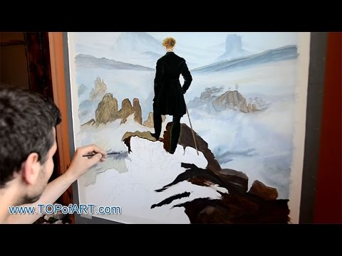 480x360 Friedrich - Wanderer Above The Sea Of Fog Painting