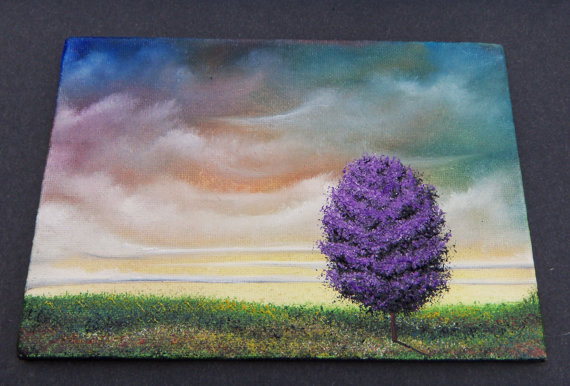 570x386 Wanderlust, 5 X 7, Original Oil Painting Bing Art By Rachel Bingaman - Wanderlust Painting