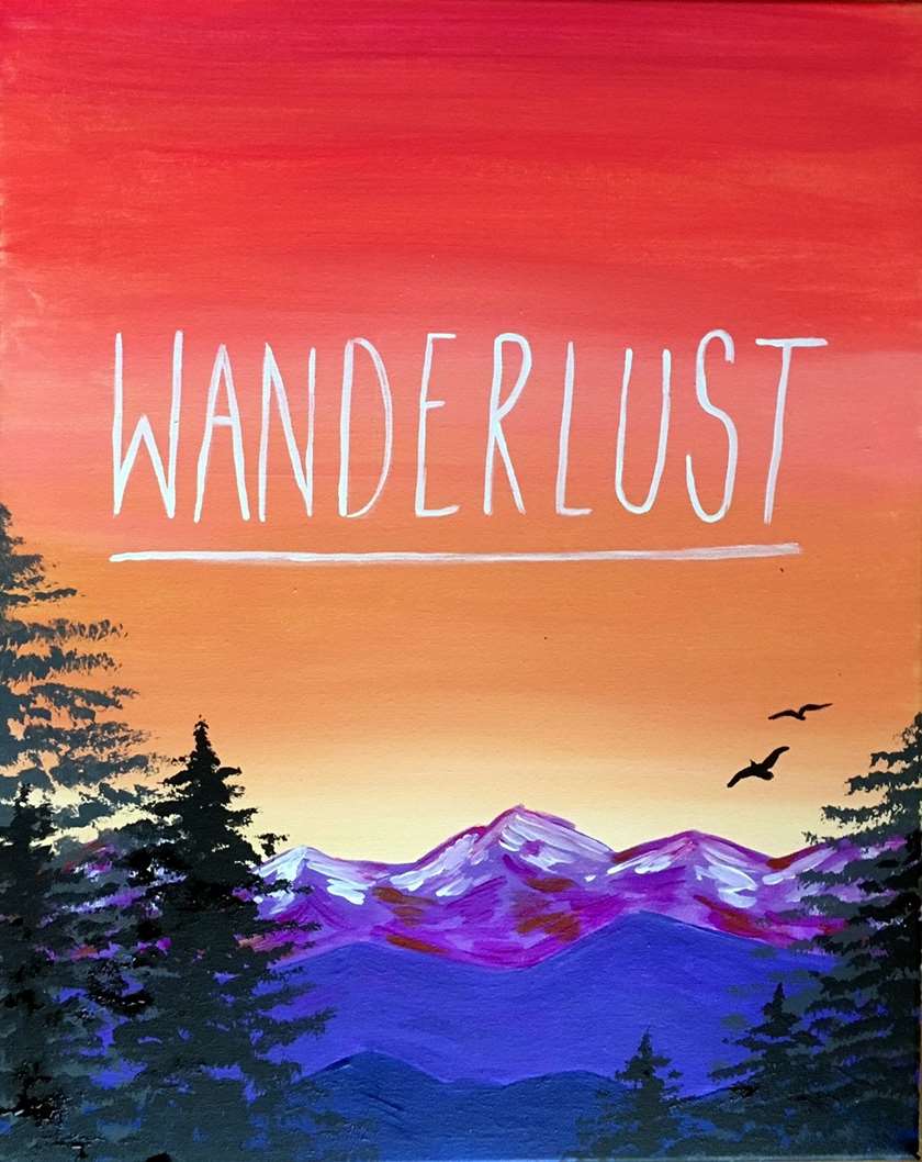 840x1058 Wanderlust - Wanderlust Painting