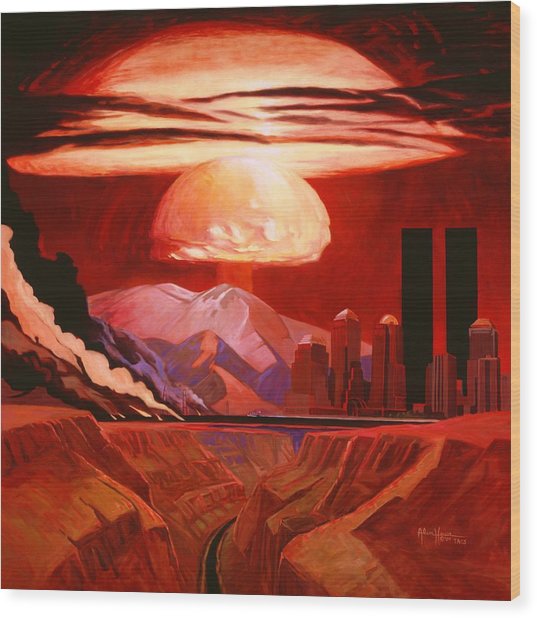 537x618 War Is Peace Painting By Art West - War And Peace Painting