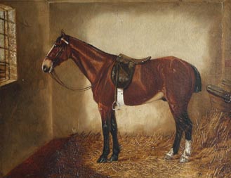 329x253 The Artwork Of Warhorse Ali Bannister Portraits - War Horse Painting