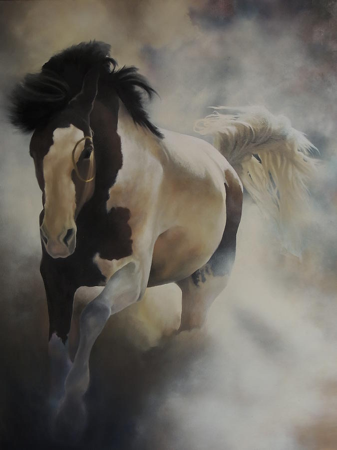 675x900 War Horse I Painting By Daniel Remmenga - War Horse Painting
