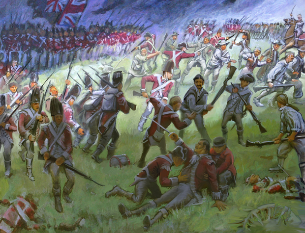 620x475 War Of 1812 A Fight - War Of 1812 Painting