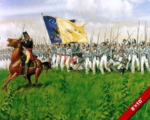 300x240 Battle Of Chippawa War Of 1812 Us Army Oil Painting Art Real - War Of 1812 Painting