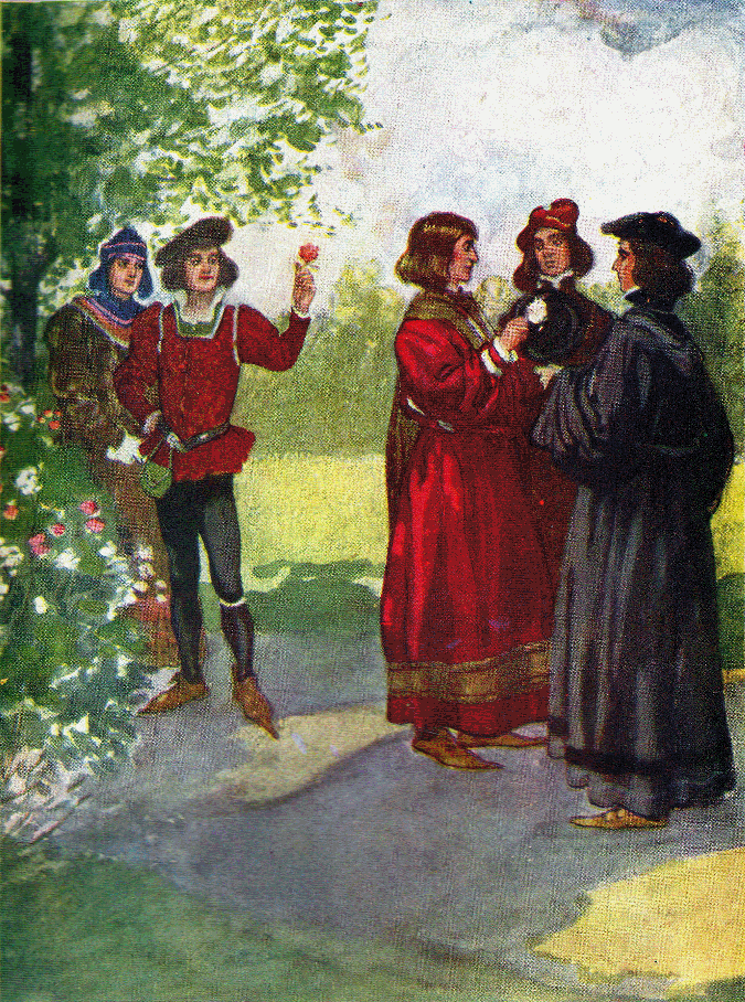 675x908 Heritage History War Of The Roses - War Of The Roses Painting