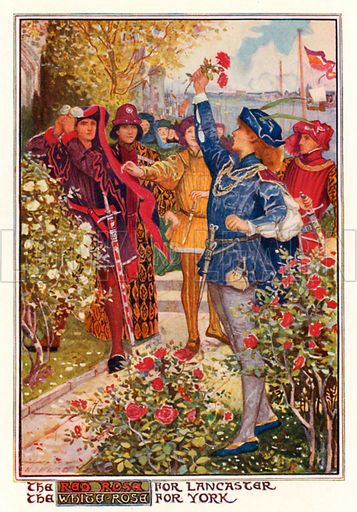 357x512 The 441 Best History - War Of The Roses Painting