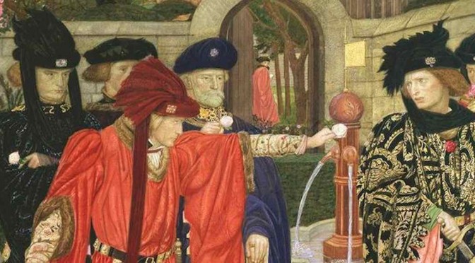 672x372 The Wars Of The Roses The Treasure Of Trencavel - War Of The Roses Painting