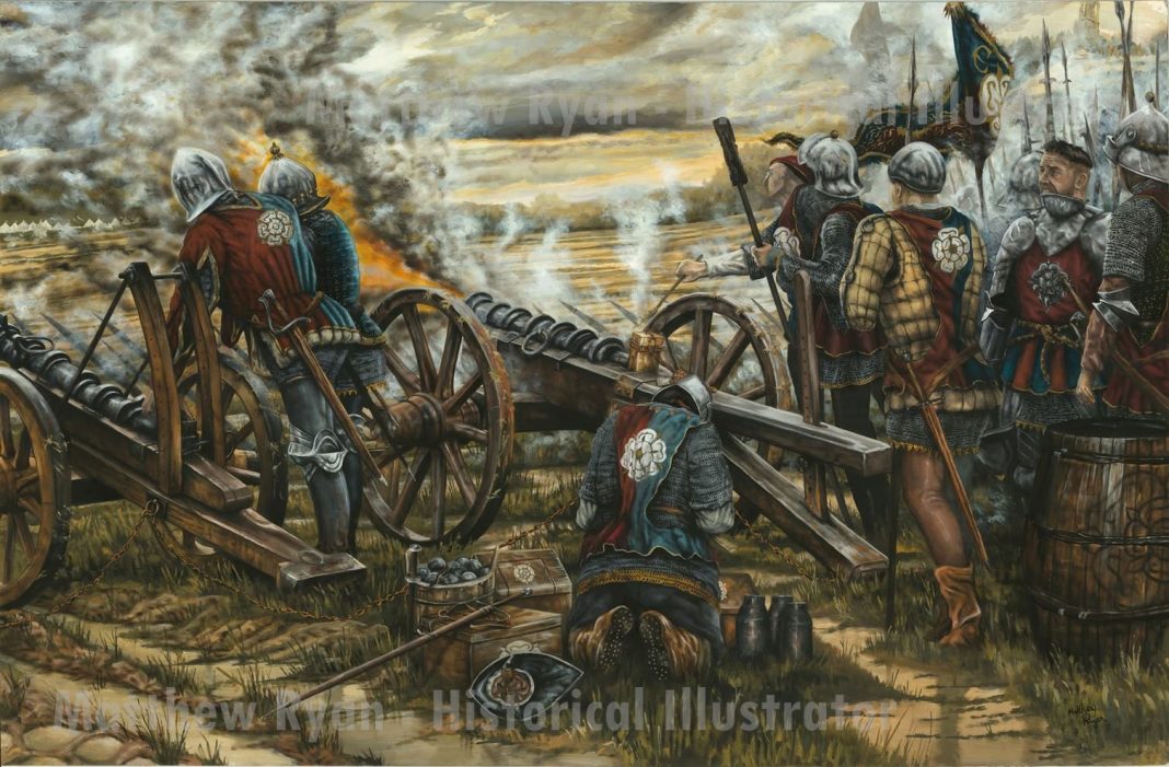 1068x701 War The Roses Cannonball Confirmed From The Battle - War Of The Roses Painting