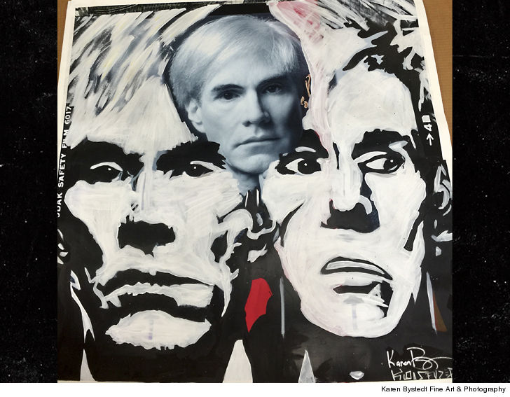 728x567 Chris Brown's Andy Warhol Painting To Be Sold To Donate Towards - Warhol Painting
