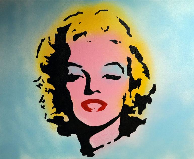 770x631 Saatchi Art Marilyn Monroeandy Warhol Painting By Michael Scott - Warhol Painting
