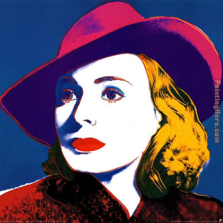 775x774 Andy Warhol Ingrid With Hat Painting Anysize 50% Off - Warhol Painting