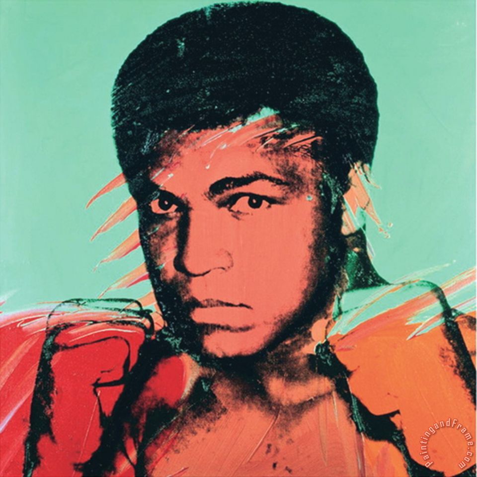 960x960 Andy Warhol Muhammad Ali Painting - Warhol Painting