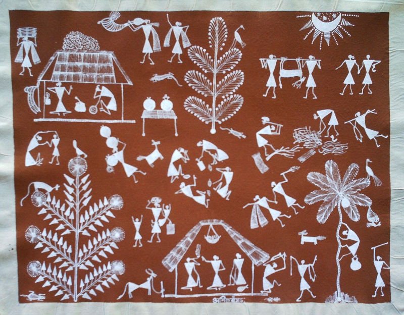 800x624 Warli Painting - Warli Painting