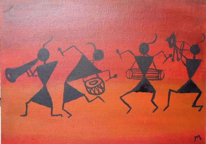 720x505 Warli Painting - Warli Painting