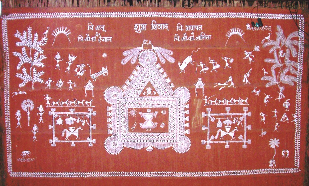 996x601 Filewarli Painting In Warli.jpg - Warli Painting