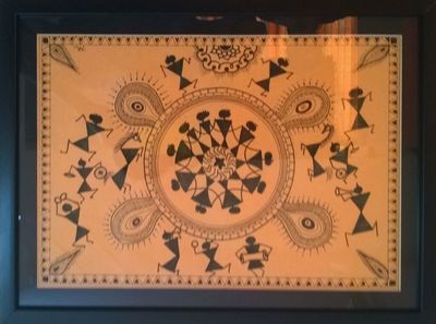 400x297 Festival Warli Painting - Warli Painting Images