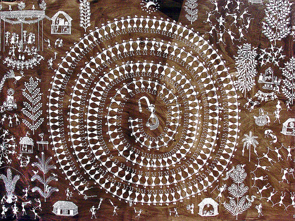 1000x750 Gleanings - Warli Painting Images