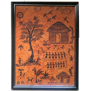 320x320 Buy Warli Painting With Frame Online - Warli Painting Images