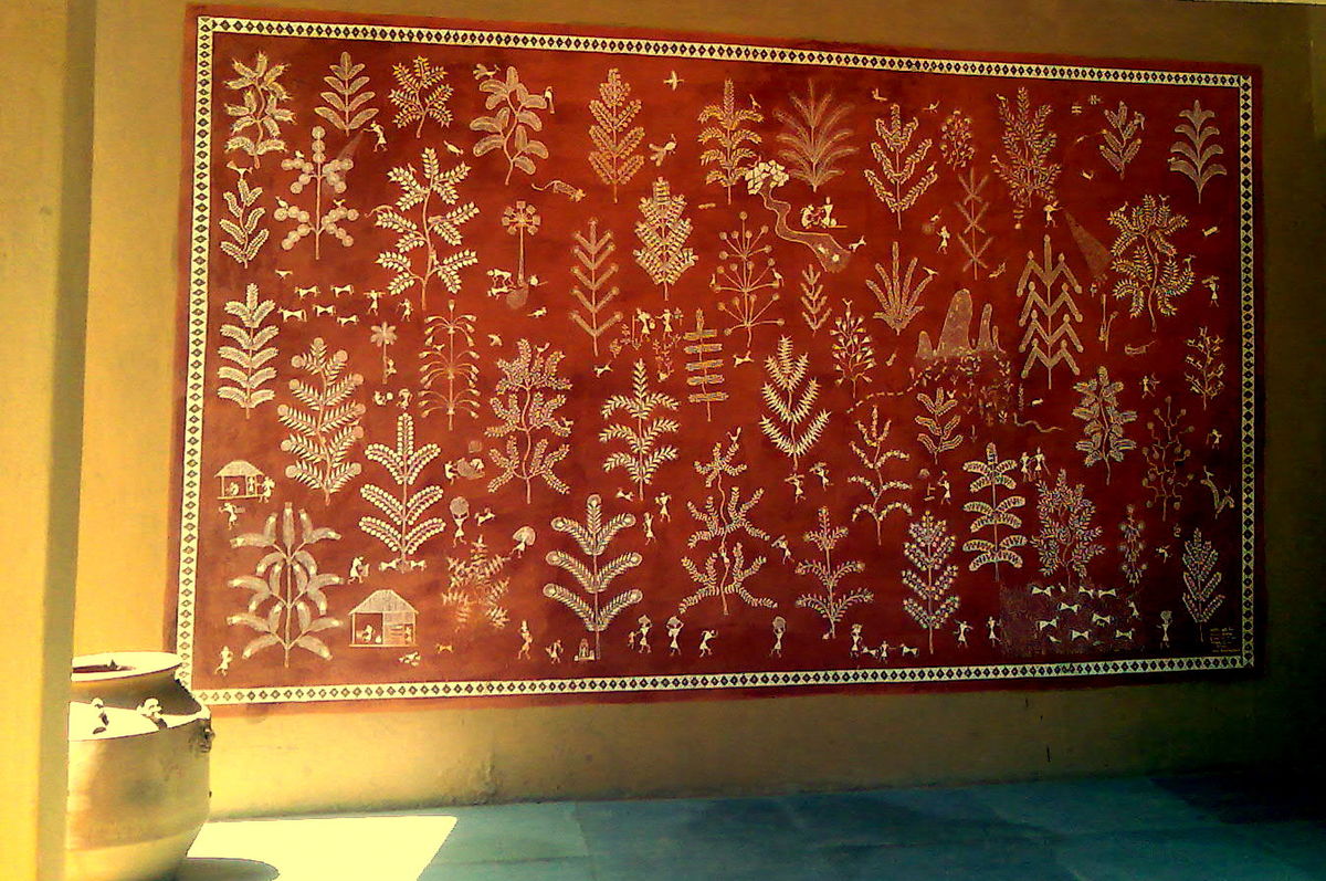 1200x797 Warli Painting - Warli Painting On Canvas