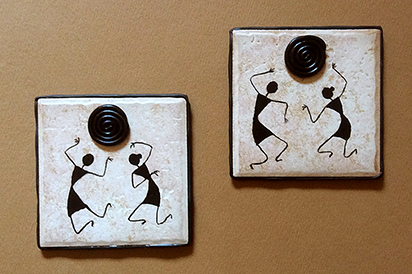 412x274 Warli Painting - Warli Painting On Canvas