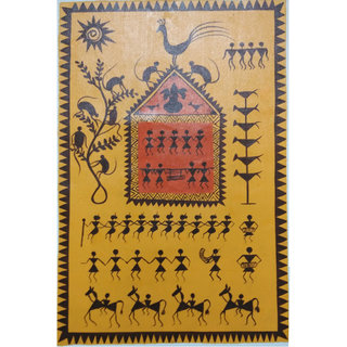 320x320 Buy Warli Painting On Canvas Online - Warli Painting On Canvas