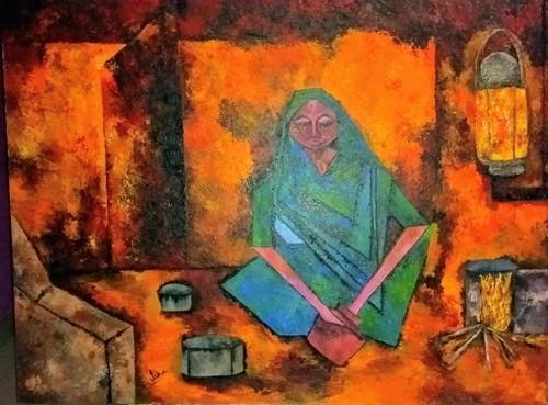 500x369 Canvas Warm Paintings Acrylics, Rs 20000 Piece, Ishas Paintings - Warm Painting