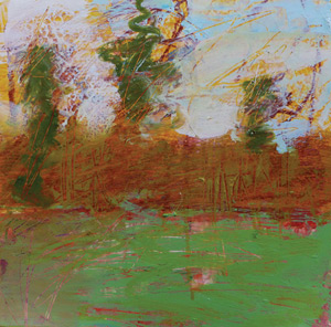 300x296 Warm And Cool Colors, Abstract Landscape Painting, Calligraphy - Warm Painting Colors