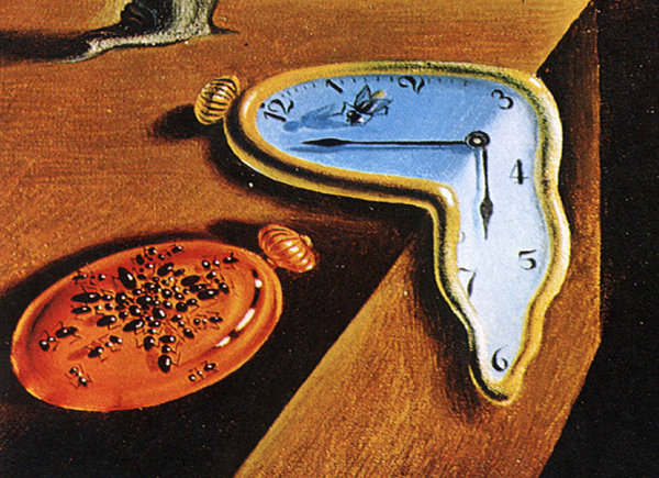 600x435 Salvador Dali Clock Painting Value - Warped Clock Painting