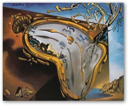 422x346 Salvador L'Artista Metafisico Mostra A Roma Fino A Luglio - Warped Clock Painting