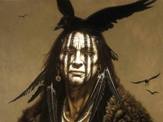 320x240 Johnny Depp Tells Ew Origins Of Tonto Makeup - Warrior Face Painting