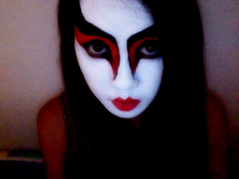 800x600 Kyoshi Warrior Mangaanime Facepainting - Warrior Face Painting