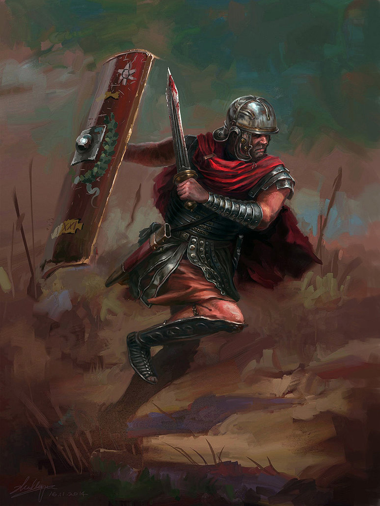 774x1032 Rome Warrior By Lotharzhou - Warrior Painting
