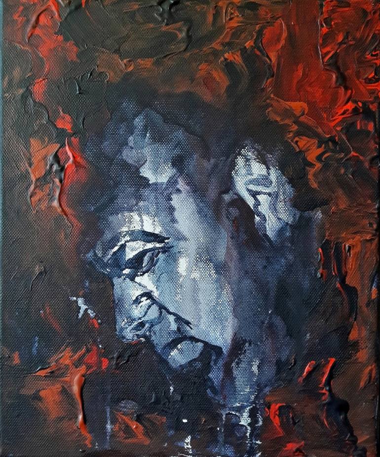 770x927 Saatchi Art Warrior Painting Series, Emotive Art, Contemporary - Warrior Painting