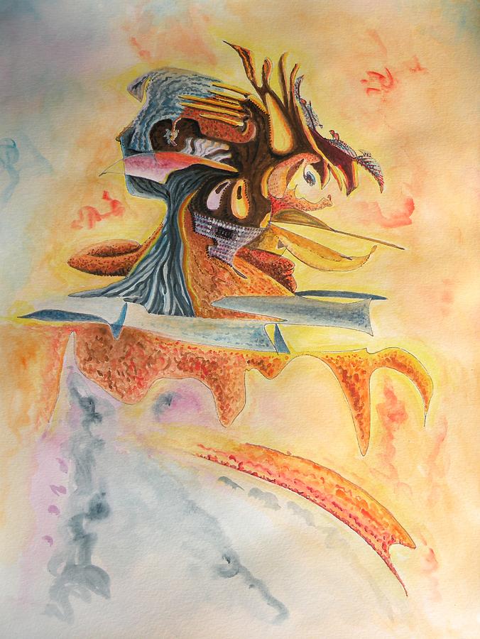 676x900 The Warrior Painting By Dave Martsolf - Warrior Painting