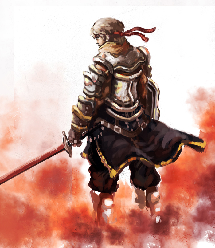 700x807 Warrior . Speed Painting By Longai - Warrior Painting