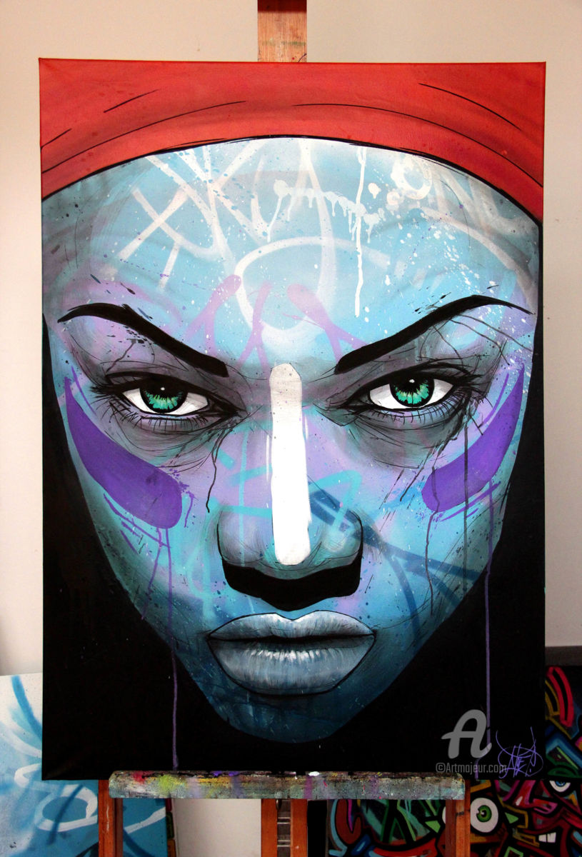 815x1200 Warrior Woman (Art De - Warrior Woman Painting