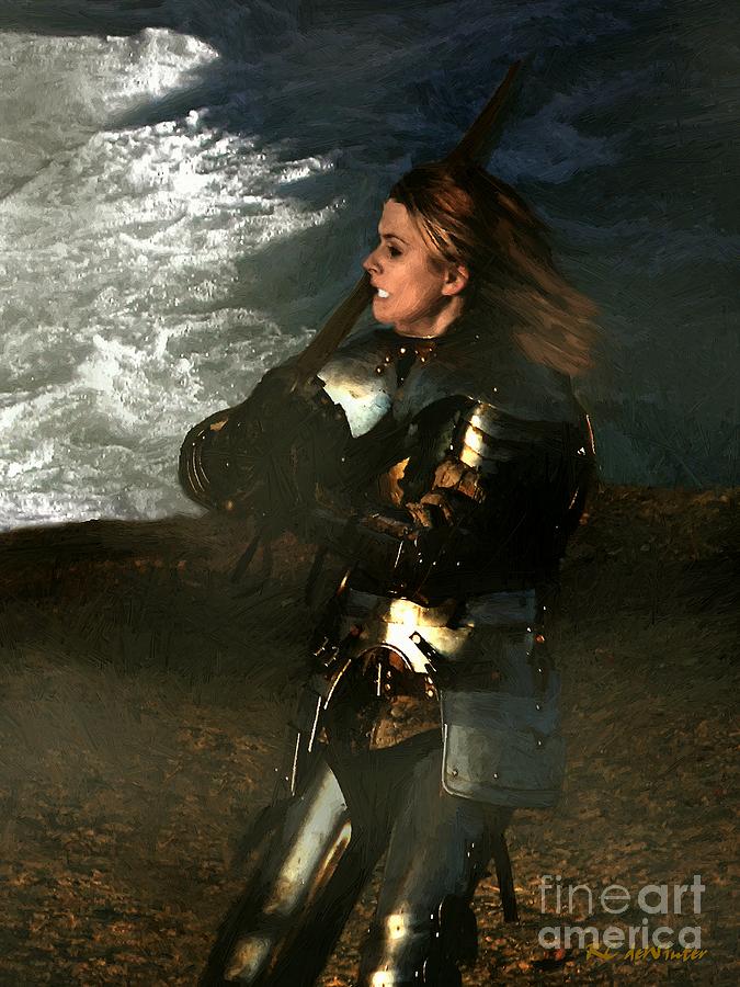 675x900 Warrior Woman Painting By Rc Dewinter - Warrior Woman Painting