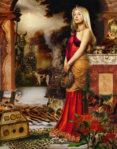 454x576 Amazons Warrior Women Of History, Mythology And Fantasy By Howard - Warrior Woman Painting