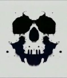 236x274 Inkblot Rorschach Test And Inkblot Test Ram Skull - Warshak Painting