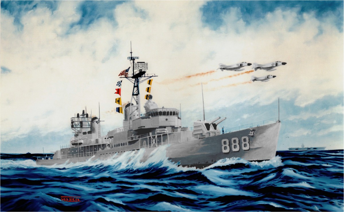 1200x738 Ship Oil Paintings - Warship Painting