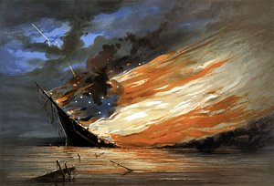 300x204 Warship Paintings Fine Art America - Warship Painting