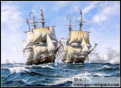 508x368 China Oil Painting Manufacturer Wholesale All Kinds Top Quality - Warship Painting