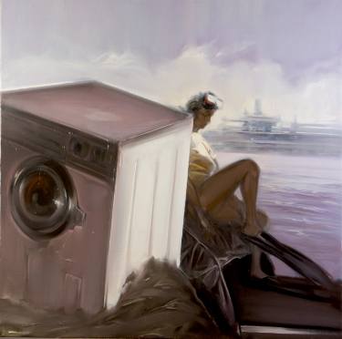 375x372 Washing Machine Paintings For Sale Saatchi Art - Washing Machine Painting