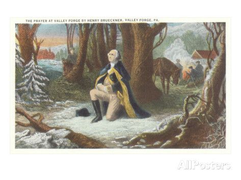 473x355 Painting Of Washington - Washington At Valley Forge Painting