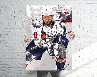 340x270 Ovechkin Etsy - Washington Capitals Painting