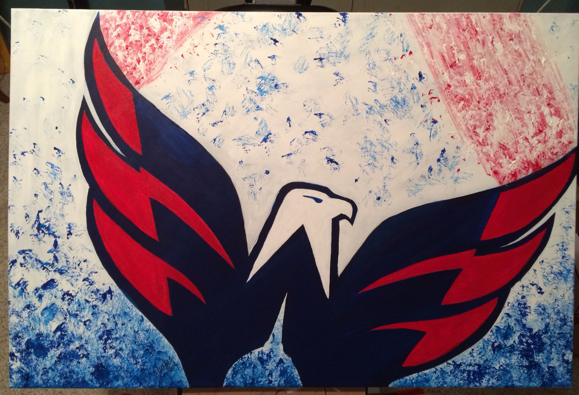 2248x1535 Washington - Washington Capitals Painting