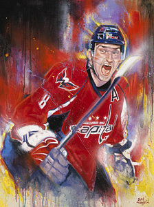 224x300 Washington Capitals Art - Washington Capitals Painting