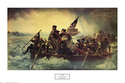 480x317 Washington Crossing The Delaware, C.1851 Fine Art Print By Emanuel - Washington Crossing The Delaware Painting