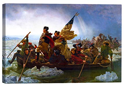 425x298 Eliteart Washington Crossing The Delaware By Emanuel - Washington Crossing The Delaware Painting