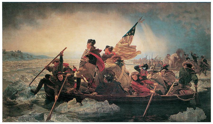 900x523 Washington Crossing The Delaware Painting By Emanuel Leutze - Washington Crossing The Delaware Painting